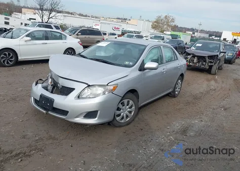 2009 Toyota Corolla Le z USA, uszkodzony, nr VIN 2T1BU40E69C181771